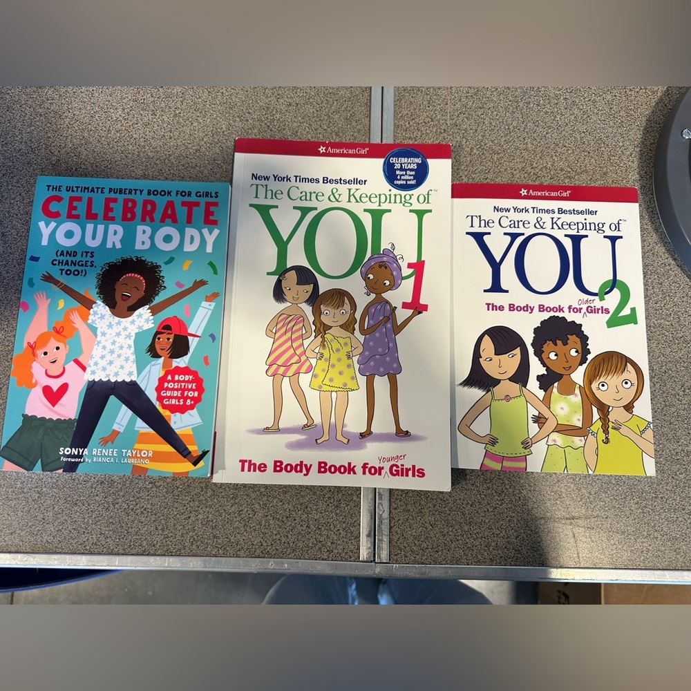 American Girl The Care & Keeping of You Book Trio